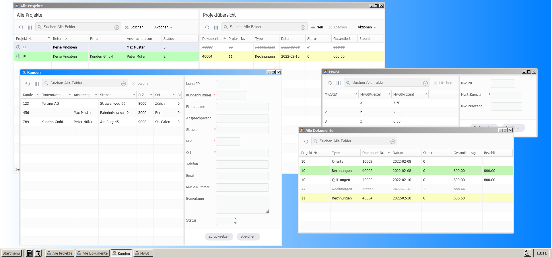 ABTool - Screenshot - Fenstermanagement
